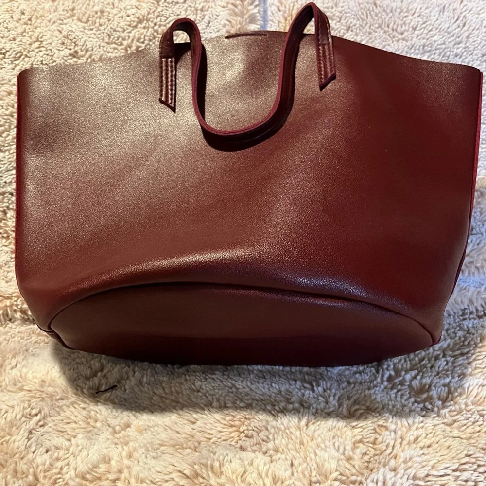 Source Unknown Burgundy Tote Bag - Picture 1 of 7